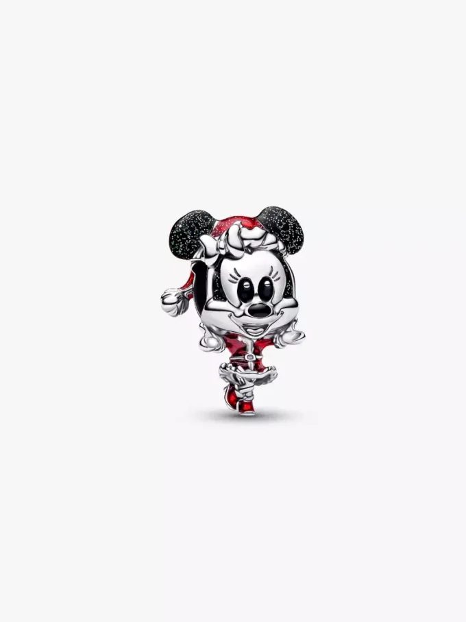 Disney Mickey und Minnie Weihnachts-Charm-Duo (2er-Set)