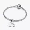 Disney Minnie-Maus-Dangle Charm zum Gravieren aus Sterlingsilber