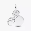 Disney Minnie-Maus-Dangle Charm zum Gravieren aus Sterlingsilber