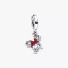 Minnie-Mouse-Weihnachts-Dangle Charm-Halsketten-Set, 2er-Set Minnie-Mouse-Weihnachts-Dangle Charm-Halsketten-Set, 2er-Set