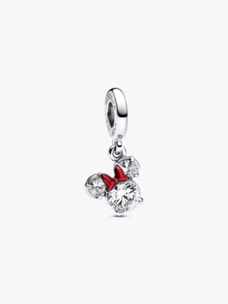 Minnie-Mouse-Weihnachts-Dangle Charm-Halsketten-Set, 2er-Set