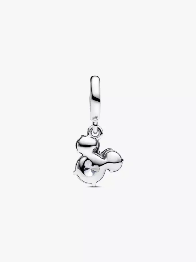 Disney Minnie-Maus-Silhouette-Dangle Charm aus Sterlingsilber Disney Minnie-Maus-Silhouette-Dangle Charm aus Sterlingsilber