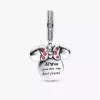 Disney Minnie-Maus-Silhouette „Mom“ Dangle Charm aus Sterlingsilber, 14-karätig rosévergoldet