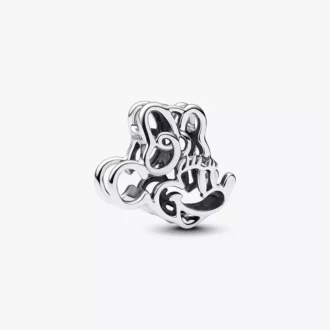 Disney Minnie Mouse durchbrochener Charm aus Sterlingsilber