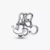 Disney Minnie Mouse durchbrochener Charm aus Sterlingsilber Disney Minnie Mouse durchbrochener Charm aus Sterlingsilber