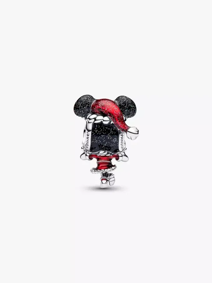 Disney Minnie Mouse Weihnachts-Charm aus Sterlingsilber Disney Minnie Mouse Weihnachts-Charm aus Sterlingsilber
