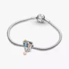 Disney Ohana Lilo & Stitch-inspirierter Charm aus Sterlingsilber, 14 Karat Roségold-Beschichtung
