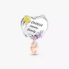 Disney Ohana Lilo & Stitch-inspirierter Charm aus Sterlingsilber, 14 Karat Roségold-Beschichtung