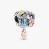 Disney Ohana Lilo & Stitch-inspiriertes Charm – Sterlingsilber, 14-karätige Roségoldbeschichtung