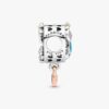 Disney Ohana Lilo & Stitch-inspiriertes Charm – Sterlingsilber, 14-karätige Roségoldbeschichtung