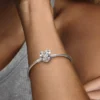 Disney Pandora Moments Pavé Minnie Mouse Verschluss Snake Chain Armband Sterlingsilber