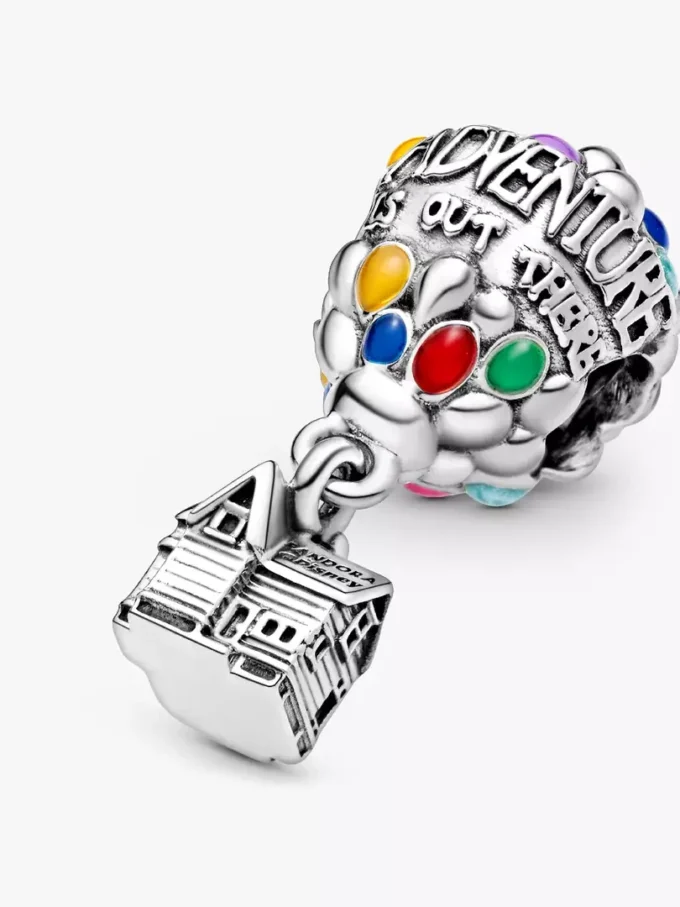 Disney Pixar „Oben“ Haus & Ballons-Charm aus Sterlingsilber Disney Pixar „Oben“ Haus & Ballons-Charm aus Sterlingsilber