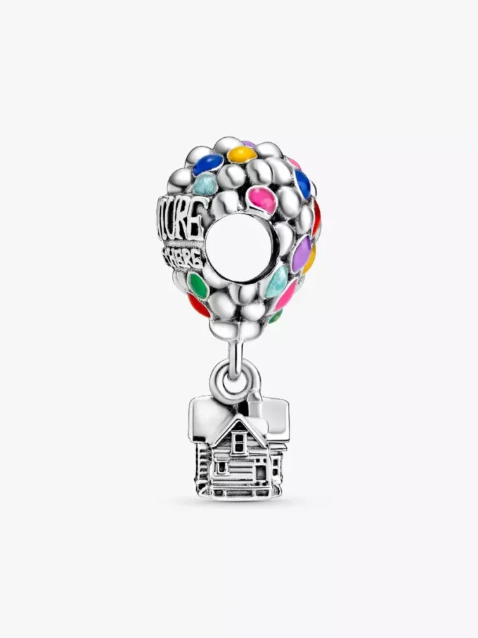 Disney Pixar „Oben“ Haus & Ballons-Charm aus Sterlingsilber Disney Pixar „Oben“ Haus & Ballons-Charm aus Sterlingsilber