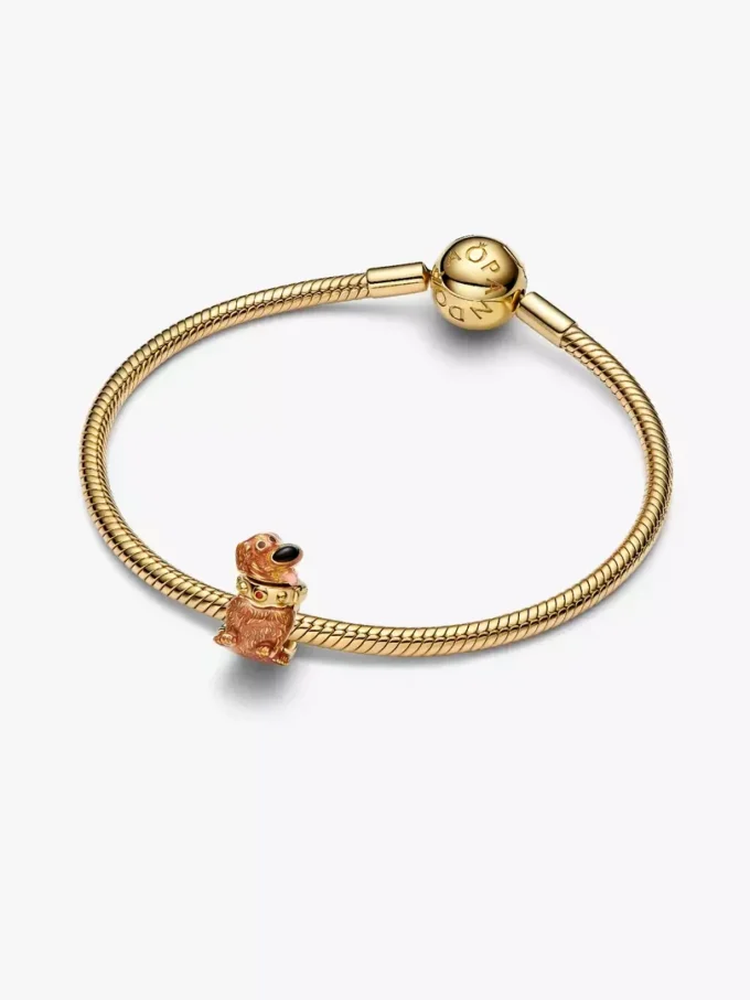 Disney Pixar Up Dug Charm, 14-karätig vergoldet Disney Pixar Up Dug Charm, 14-karätig vergoldet
