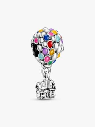 Disney Pixar „Up“ Haus & Ballons-Charm – Sterlingsilber