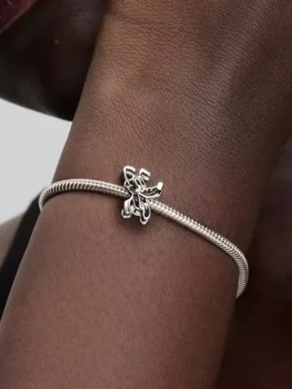 Disney Pluto durchbrochener Charm aus Sterlingsilber