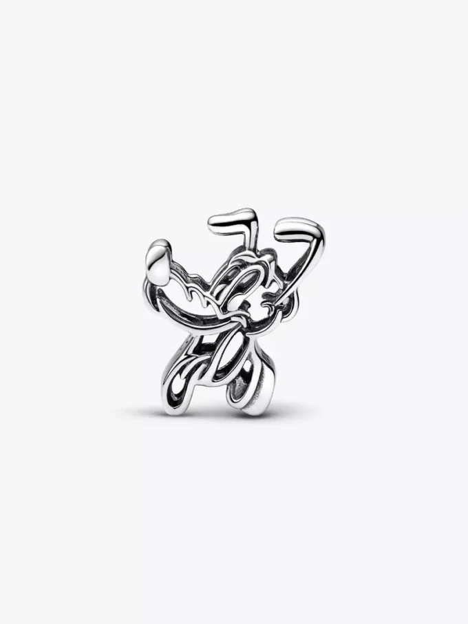 Disney Pluto durchbrochener Charm aus Sterlingsilber Disney Pluto durchbrochener Charm aus Sterlingsilber