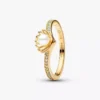 Disney-Prinzessin-Ariel-Ring mit Muschel und behandelter Süßwasserzuchtperle, 14-karätig vergoldet Disney-Prinzessin-Ariel-Ring mit Muschel und behandelter Süßwasserzuchtperle, 14-karätig vergoldet