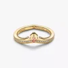 Disney-Prinzessin Aurora Tiara-Ring, 14-karätig vergoldet Disney-Prinzessin Aurora Tiara-Ring, 14-karätig vergoldet
