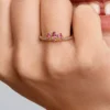 Disney-Prinzessin Rapunzel Tiara-Ring, 14 Karat vergoldet Disney-Prinzessin Rapunzel Tiara-Ring, 14 Karat vergoldet