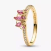 Disney-Prinzessin Rapunzel Tiara-Ring, 14 Karat vergoldet Disney-Prinzessin Rapunzel Tiara-Ring, 14 Karat vergoldet