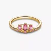 Disney-Prinzessin Rapunzel Tiara-Ring, 14 Karat vergoldet Disney-Prinzessin Rapunzel Tiara-Ring, 14 Karat vergoldet