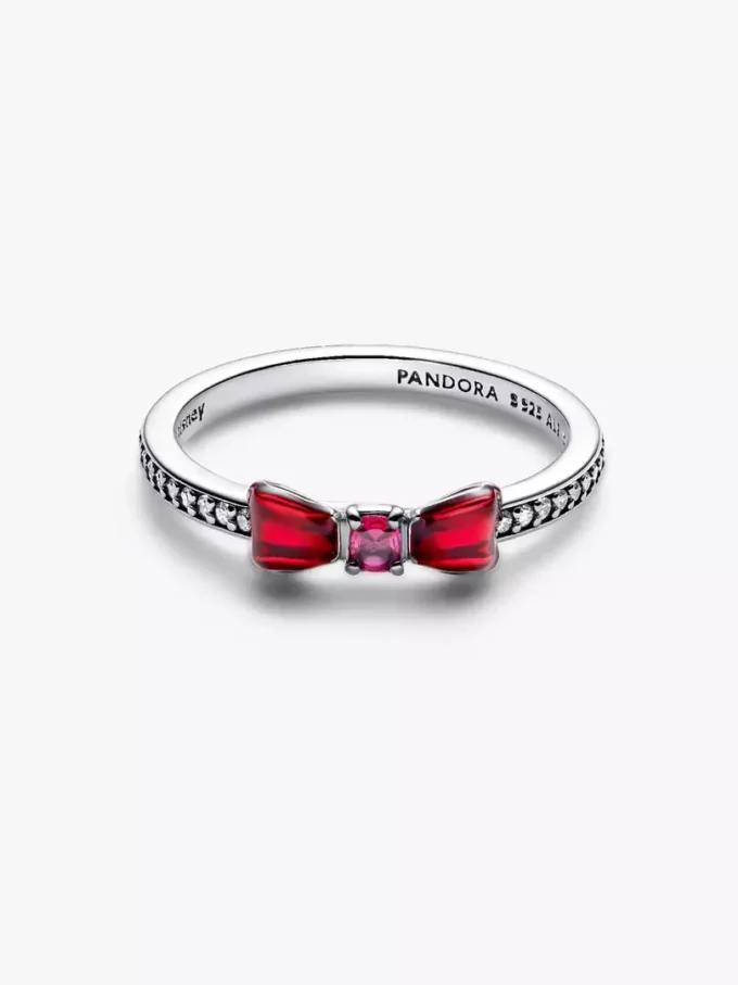 Disney-Prinzessin Schneewittchen Schleifenring aus Sterlingsilber Disney-Prinzessin Schneewittchen Schleifenring aus Sterlingsilber
