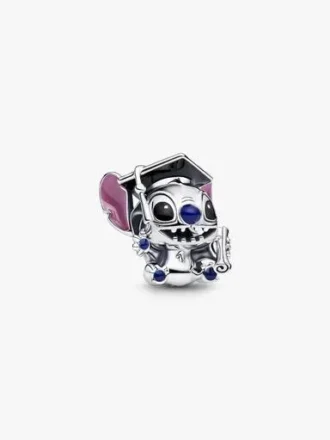Disney Stitch-Charm zum Schulabschluss – Sterlingsilber