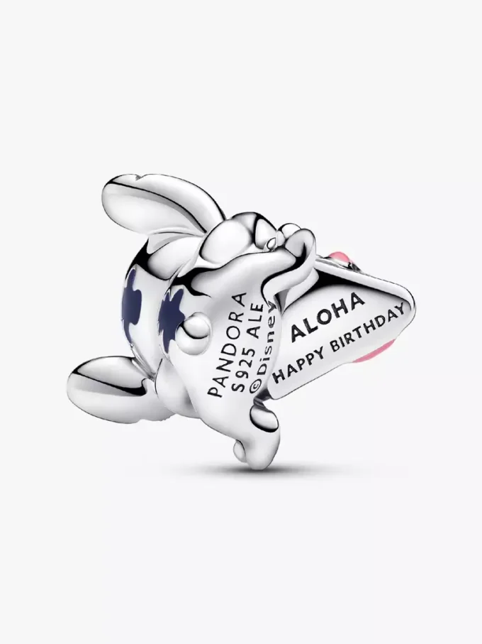 Disney Stitch Geburtstagstorte-Charm aus Sterlingsilber Disney Stitch Geburtstagstorte-Charm aus Sterlingsilber