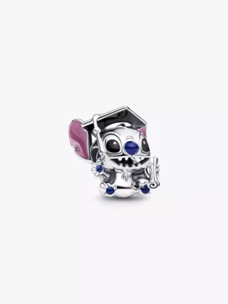 Disney Stitch Graduation 2026 Charm aus Sterlingsilber
