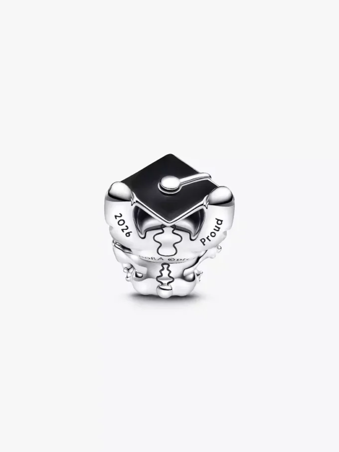 Disney Stitch Graduation 2026 Charm aus Sterlingsilber