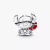 Disney Stitch Murano Glass Charm aus Sterlingsilber