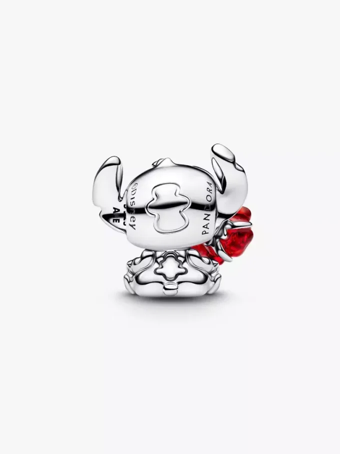 Disney Stitch Murano Glass Charm aus Sterlingsilber