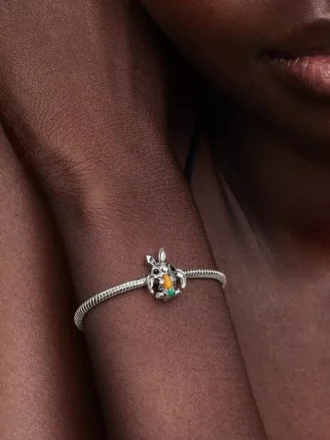 Disney Stitch Osterhase-Charm aus Sterlingsilber