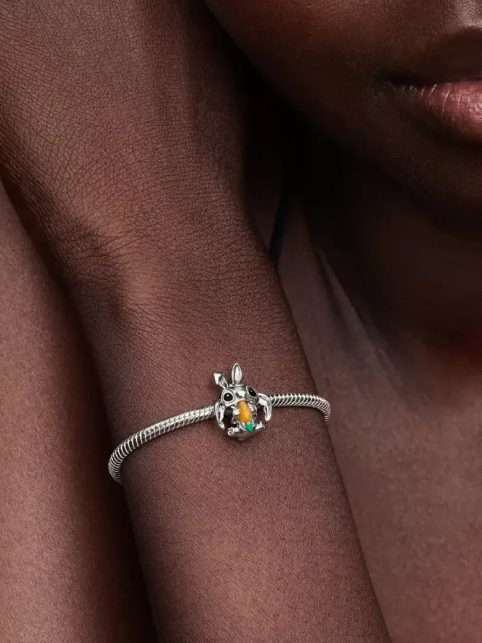 Disney Stitch Osterhase-Charm aus Sterlingsilber