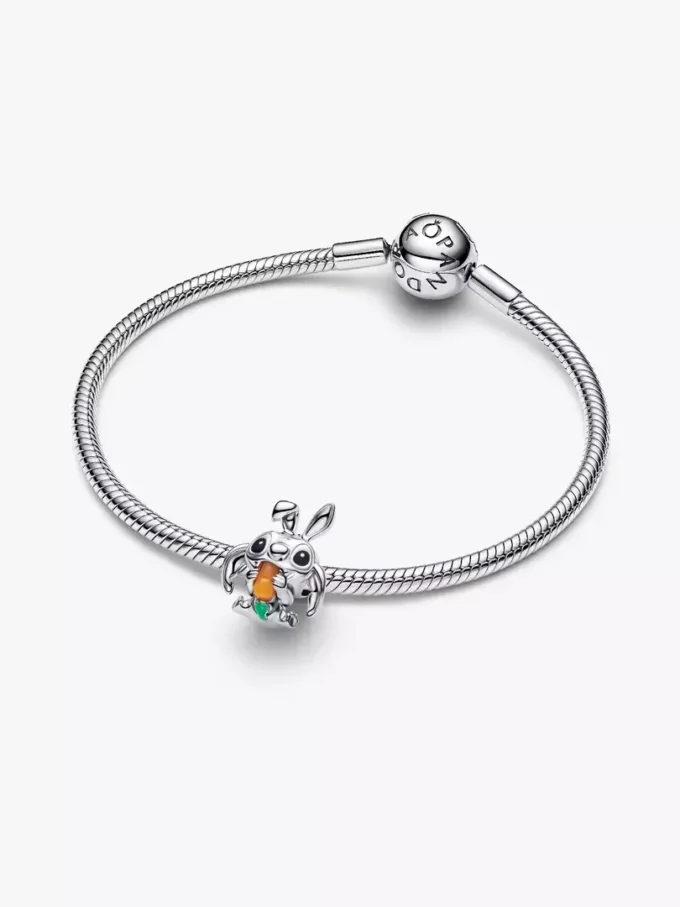 Disney Stitch Osterhase-Charm aus Sterlingsilber