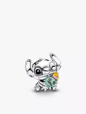 Disney Stitch & Scrump Charm aus Sterlingsilber