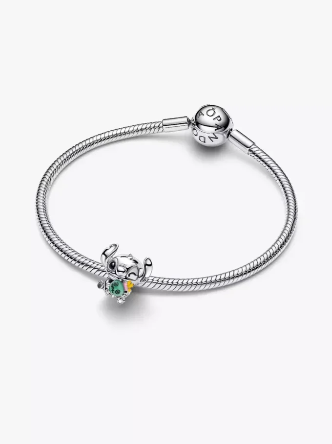Disney Stitch & Scrump Charm aus Sterlingsilber