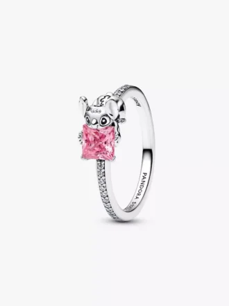 Disney Stitch & Stone Ring aus Sterlingsilber