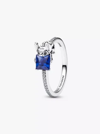 Disney Stitch & Stone Ring aus Sterlingsilber