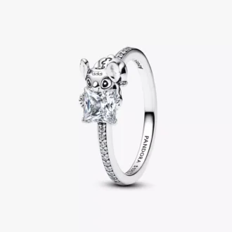 Disney Stitch & Stone Ring aus Sterlingsilber