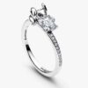 Disney Stitch & Stone Ring – Sterlingsilber