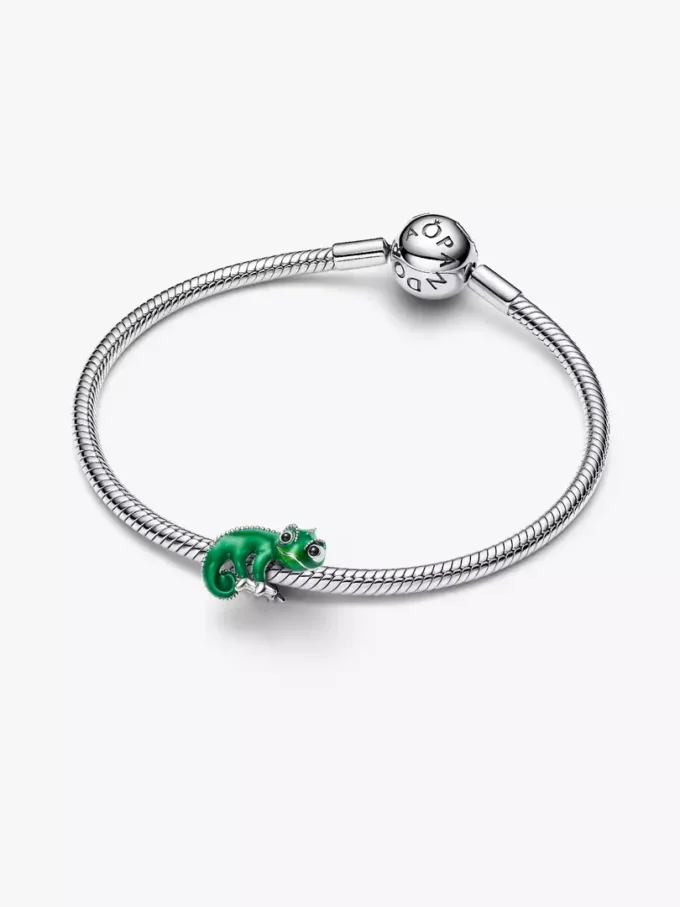 Disney Tangled Pascal Farbwechsel-Charm aus Sterlingsilber Disney Tangled Pascal Farbwechsel-Charm aus Sterlingsilber