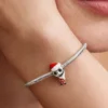 Disney „The Nightmare Before Christmas“ Jack Skellington Charm aus Sterlingsilber Disney „The Nightmare Before Christmas“ Jack Skellington Charm aus Sterlingsilber