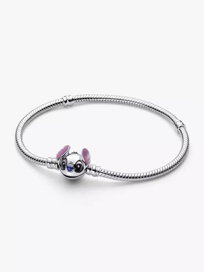 Disney x Pandora Lilo und Stitch – Charm-Armband mit kompletter Kollektion, 8-teilig
