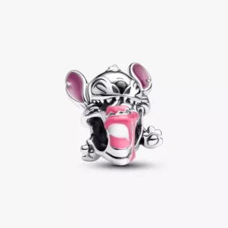 Disney Stitch Geburtstagstorte-Charm aus Sterlingsilber
