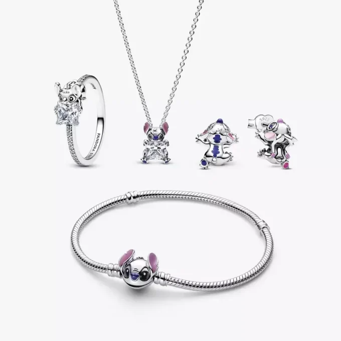 Disney x Pandora Lilo und Stitch Komplette Schmuckkollektion, 4-teilig Disney x Pandora Lilo und Stitch Komplette Schmuckkollektion, 4-teilig