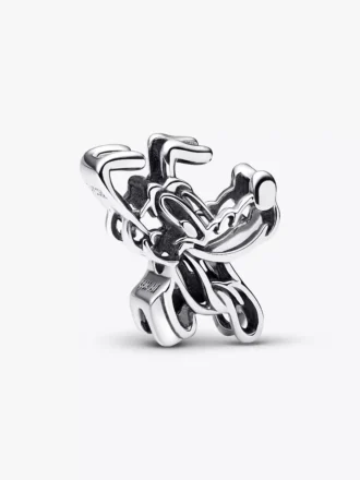 Disney Pluto durchbrochener Charm aus Sterlingsilber