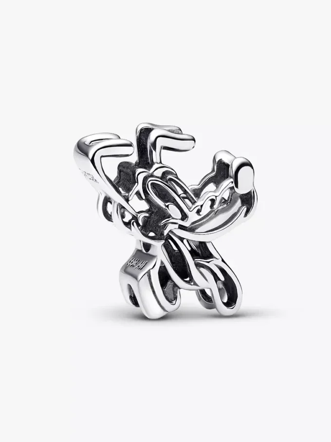 Disney Pluto durchbrochener Charm aus Sterlingsilber Disney Pluto durchbrochener Charm aus Sterlingsilber