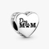 „Dog Mom“-Herz-Charm – Sterlingsilber „Dog Mom“-Herz-Charm – Sterlingsilber